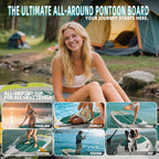MSEASFREE Inflatable Paddle Board Stand up Paddle Board with Premium SUP Accessories