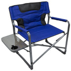 Ozark Trail Camping Director Chair XXL, Blue, Adult, 10lbs