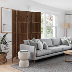 Aletheiawu 4 Panel Room Divider Wall and Folding Privacy Screens��No Installation Required��White