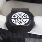 Baby Trend Twins Nursery Center Playard with Travel Bag - Circle Tech Multi-Color Black