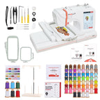 Poolin EOC05 Embroidery Machine 4x9.25" Area, 7" Touch Screen with kit