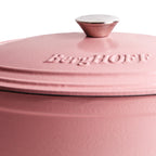 BergHOFF Neo 4Pc Cast Iron Set: 3qt. Covered Dutch Oven & 7qt. Covered Stockpot, Blue