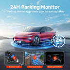 REDTIGER Dash Cam Front and Rear, Dash Cam 4K with WiFi & GPS, 4K/2.5K Front+1080P Rear Dashcam, Dash Camera with Night Vision, 3.18'' LCD Screen, Loop Recording, Black