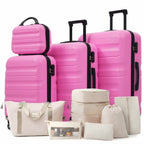 Hardshell ABS Luggage Set - Lightweight & Durable Suitcases with Dual Spinner Wheels