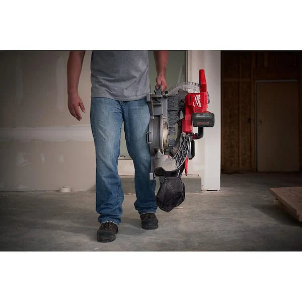 M18 FUEL 18V Lithium-Ion Brushless Cordless 10 in. Dual Bevel Sliding Compound Miter Saw Kit with Miter Saw Stand