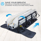 Ivation EZ-Bed 10 in Portable Air Beds with Built-in Pump, Full