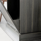 HOMCOM Kitchen Tilt Out Trash Bin Cabinet, Free Standing Recycling Cabinet