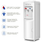 Costway Water Dispenser 5 Gallon Bottle Load Electric Primo Home 33 Inch