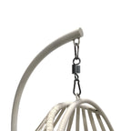 Mainstays Outdoor Wicker Patio Hanging Egg Chair, Gray
