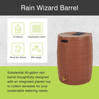 Good Ideas Rain Wizard Rain Storage Collection Rain Barrel 50-Gallon