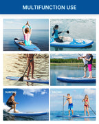 Naipo Inflatable Paddle Board 10FT Stand up Paddle Board 10' SUP 6 in.Thick Board Carry Bag & Fast Pumping Green