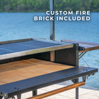Backyard Discovery Argentine Santa Maria Heritage Wood Fire & Charcoal Grill, Fire Bricks