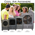 Hessaire MC37M Indoor/Outdoor Portable 950 Sq Ft Evaporative Air Cooler