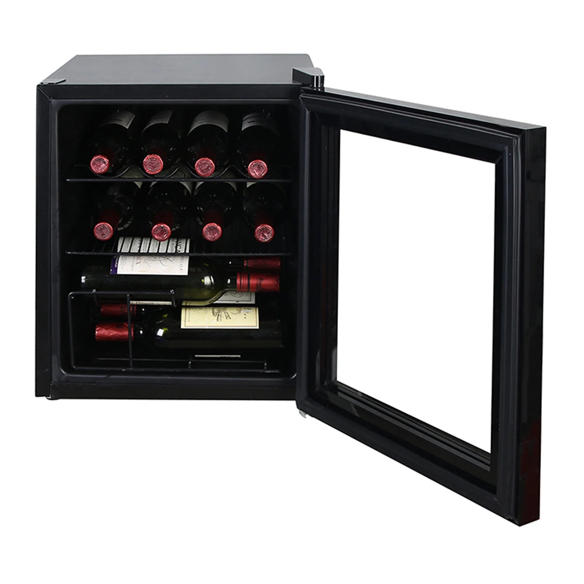Avanti WBC16Z1B-IS Compact Countertop Wine and Beverage Cooler Fridge, Black