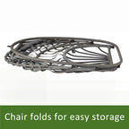 Mainstays Outdoor Wicker Patio Hanging Egg Chair, Gray