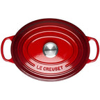 Le Creuset Enameled Cast Iron Signature Oval Dutch Oven, 5 qt. , Cerise