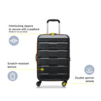 Securitech by Delsey, Citadel 31" Large Checked Hardside Spinner Luggage Green