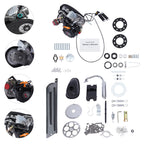 Aiqidi Full Set 100CC 4-Stroke Bicycle Engine Kit Gas Motorized Motor Bike Modified Engine Conversion Kit Chain Drive 3HP 3600Rpm