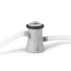 Intex 26701EH 10ft x 30in Prism Frame Above Ground Circle Swimming Pool & Filter Pump, Gray