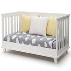 Delta Children Ava 3-in-1 Convertible Baby Crib. White