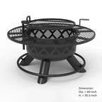 Big Horn 40in Ranch Fire Pit