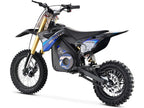 MotoTec 36v Pro Electric 1000W Dirt Bike, Lithium Blue