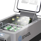 Gymax Portable Refrigerator Vehicle Car Compressor Freezer Cooler 44-Quart