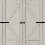Dextrus 64.56" Tall Kitchen Pantry Cabinet with 2-Drawer and Adjustable Shelves, White Oak