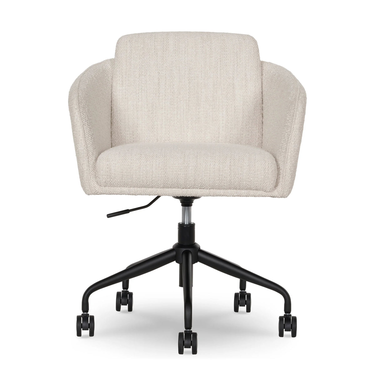 Better Homes & Gardens Juliet Office Chair, Ivory Boucle and Matte Black
