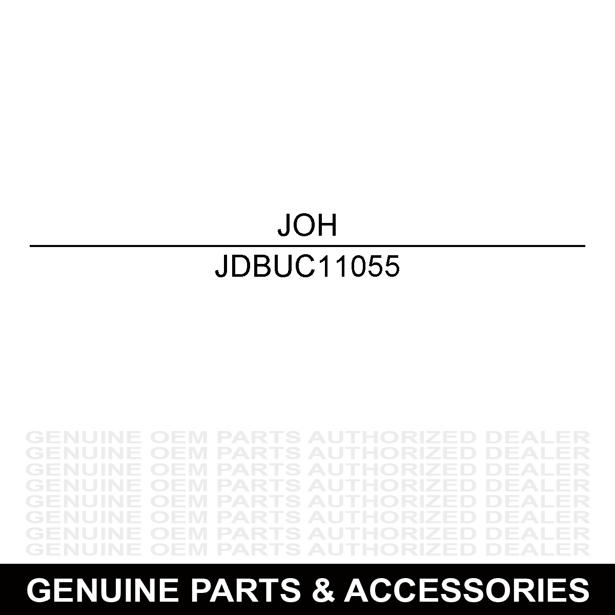 John Deere BUC11055 Green 42" Mower Deck D100 D107 D110 E120 E130 LA125 LA135