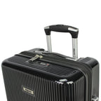 World Traveler Dejuno Monarch 30-Inch Polycarbonate Spinner Luggage - Black