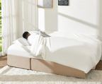VANACC Sofa Bed, Adult Sleeper Sofa with Storage Chaise, Pull Out Couch for Bed Room, Gray Chenille