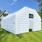 WARSUN 60 Person Large inflatable Party Tent with Disco Cube