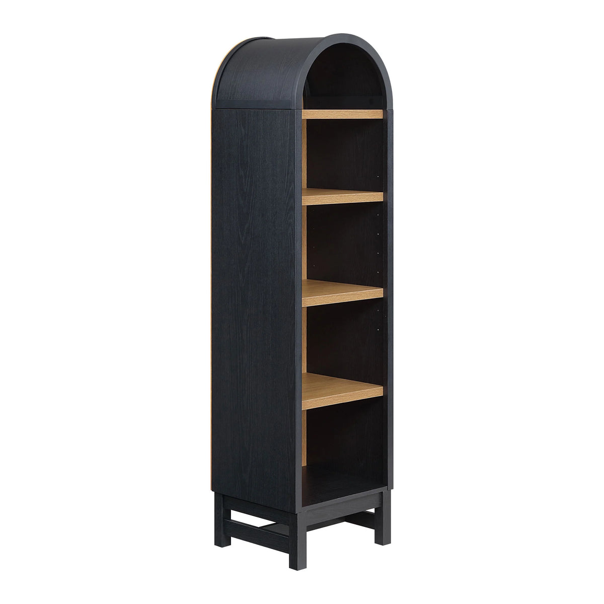 Better Homes & Gardens Juliet Narrow Arch Bookcase, Deep Green and Light Honey