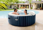 INTEX PureSpa�?Plus Bubble Inflatable Hot Tub Set - 4 Person Spa with Energy Efficient Spa Cover
