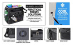 Koolatron 12V Electric Cooler Bag, 25L (26 qt), Collapsible, Gray/Black