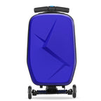 Advwin Scooter Luggage for Kids & Adults, Hardside Ride on Suitcase for Kids Ages 4-15 Multifunctional Lightweight Foldable Carry on Luggage with Wheels Ride on for Children Teenagers, Pink