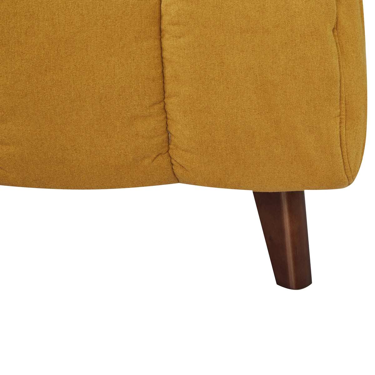 A&D Home Springfield Polyester Convertible Futon Chair, Yellow