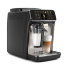 PHILIPS Series 4400 Fully Automatic LatteGo Espresso Machine, SilentBrew Technology, Quick Start. Aromatic Coffee from Freshly Ground Beans, 12 Hot and Iced Drinks, Black Chrome (EP4447/90)