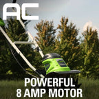 Greenworks 8 Amp 10-inch Corded Electric Cultivator/Tiller, 27072