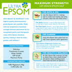 Ultra Epsom Unscented Bath Salt, 18 Pound Bag