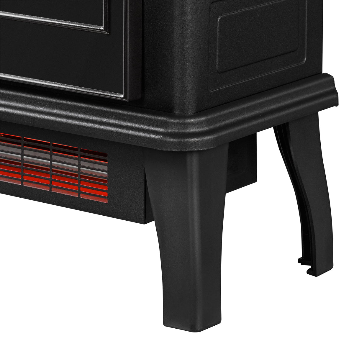ClassicFlame 17.5"W Infrared Quartz Electric Stove Heater, Insignia Blue