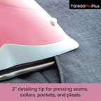 Oliso Pro Plus Ceramic-Coated Steam Iron, Blue