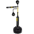 VEVORbrand Boxing Speed Trainer, Rapid-Reflex Boxing Bar, Training Boxing Ball with Reflex Bar & Gloves, Solid Speed Punching Bag Free Standing, Adjustable Height, for Adult&Kid, with Two Ball