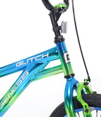 18" Glitch Boy's BMX Bike, Blue/Green