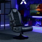 X Rocker Nemesis RGB Pedestal Gaming Chair, Black Mesh, 31.89" 26.97" 40.94"