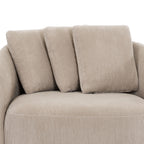 Beautiful Drew Accent Chair by Drew Barrymore, Cream Boucle