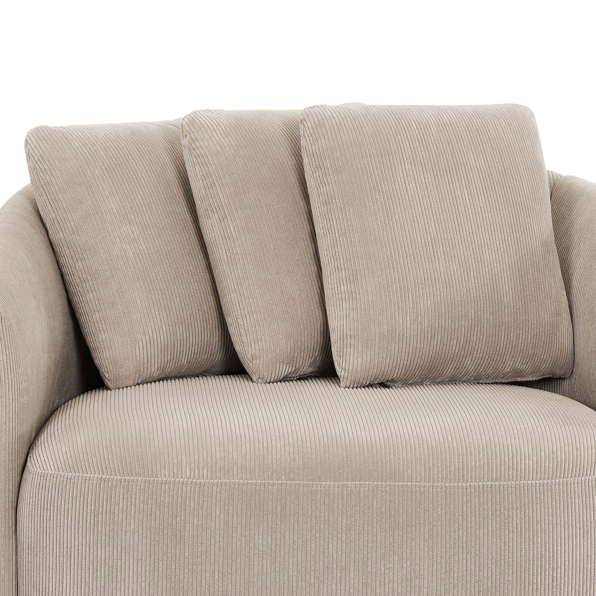 Beautiful Drew Accent Chair by Drew Barrymore, Cream Boucle