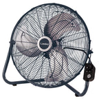 Lasko Max Performance 20" High Velocity Floor Fan, Wall Mount Option, Gray, H20610