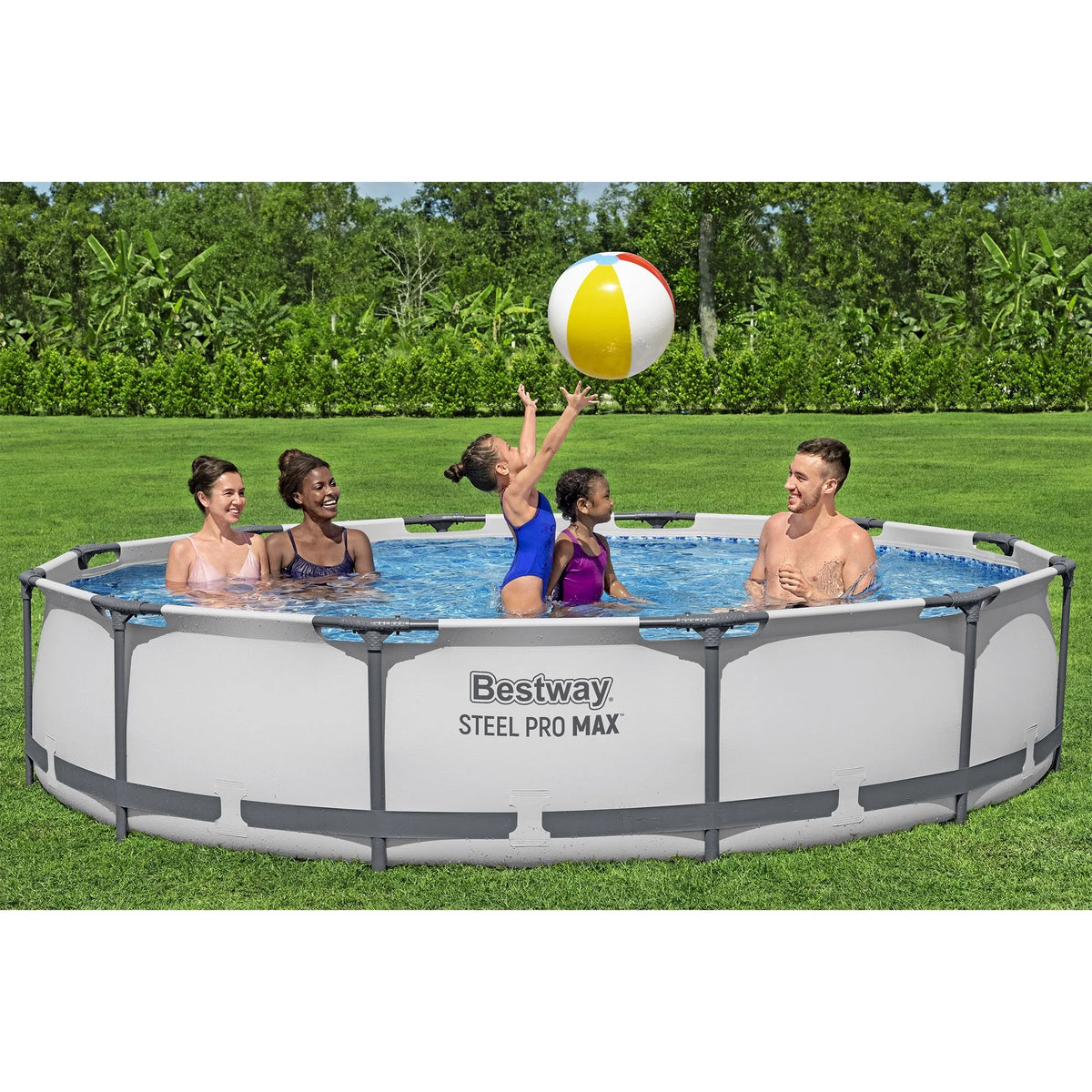 Bestway Steel Pro MAX 10' x 30" Above Ground Pool Set Round